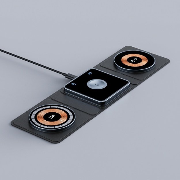 محطة شحن لاسلكية 3 في 1 شفافة – آيفون، آيربودز، آي ووتش - الصورة 7