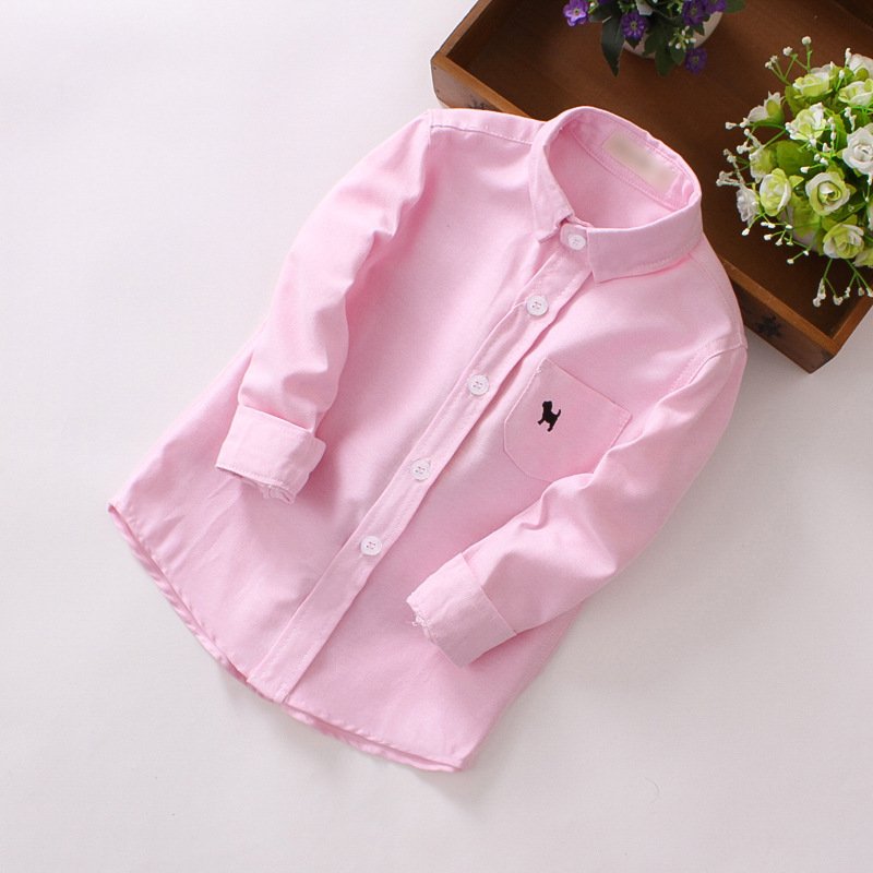 Children's Shirts Boys' Long-sleeved Shirts - الصورة 6