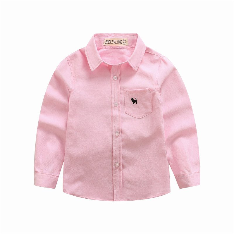Children's Shirts Boys' Long-sleeved Shirts - الصورة 3