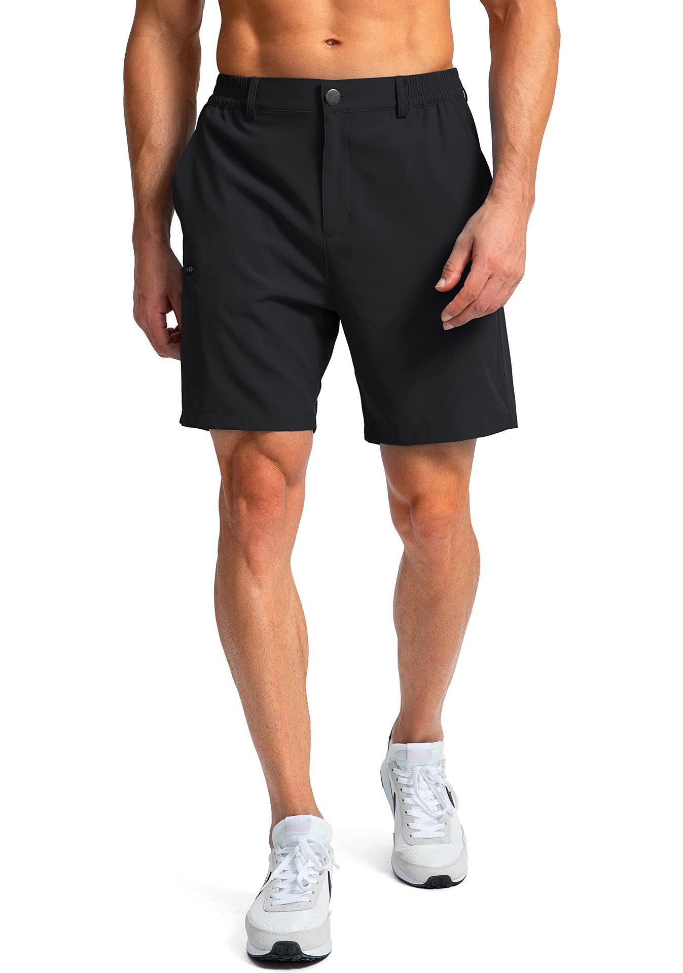 Men's Outdoor Sports Work Shorts, Summer Straight-Leg Simple Multi-Pocket Pants - الصورة 6