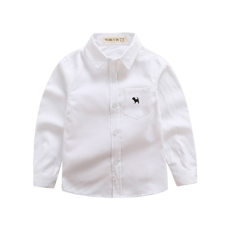 Children's Shirts Boys' Long-sleeved Shirts - الصورة 5