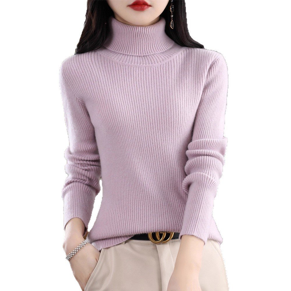 Women's Turtleneck Sweater For Fallwinter - الصورة 10
