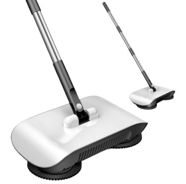 Hand Push Sweeper Household Broom Dustpan Mop Floor All-in-one Machine Gift Mop Sweeper - الصورة 4