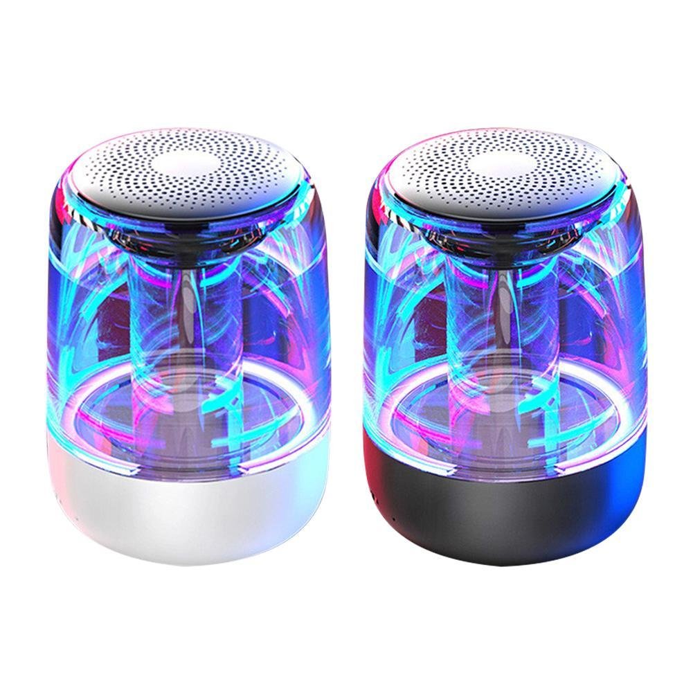 Portable Speakers Bluetooth Column Wireless Bluetooth Speaker Powerful Bass Radio with Variable Color LED Light - الصورة 3