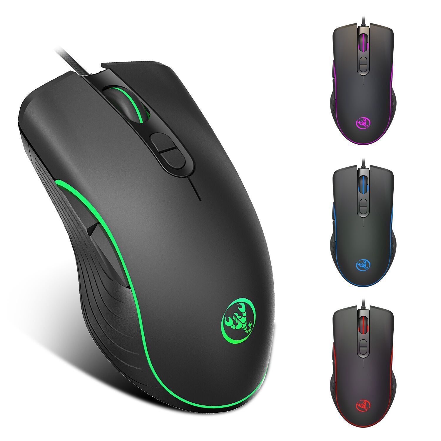 Glowing Gaming Mouse Gaming Wired Mouse - الصورة 6