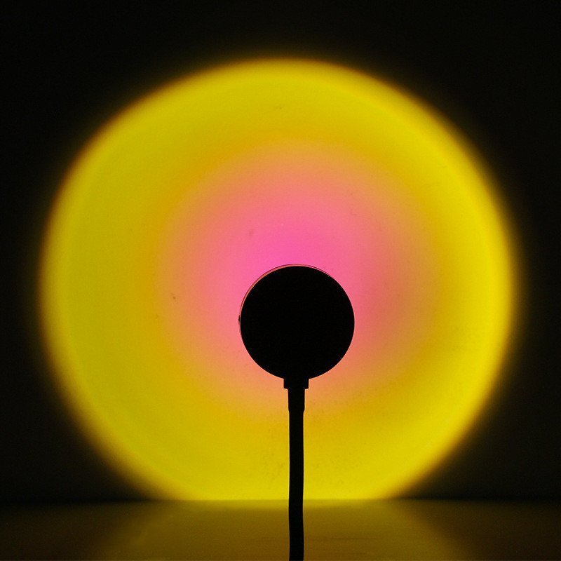 Sunset Projection Lamp Sunset Projector Night Light Wall Decoration Lighting - الصورة 9
