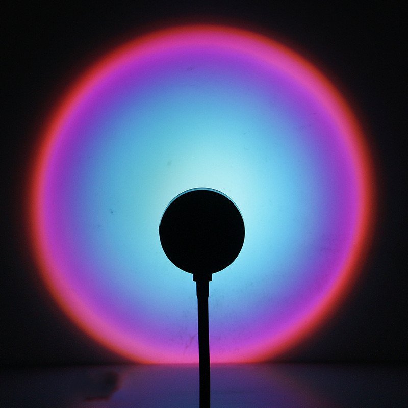 Sunset Projection Lamp Sunset Projector Night Light Wall Decoration Lighting - الصورة 2