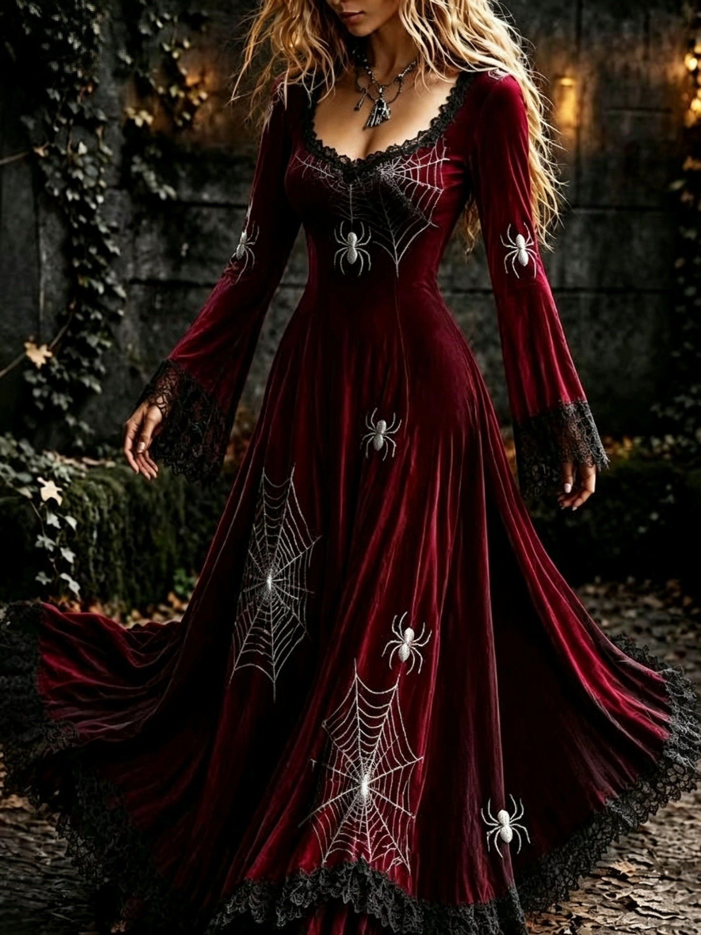 Creative Halloween Dress Women's Dress - الصورة 3