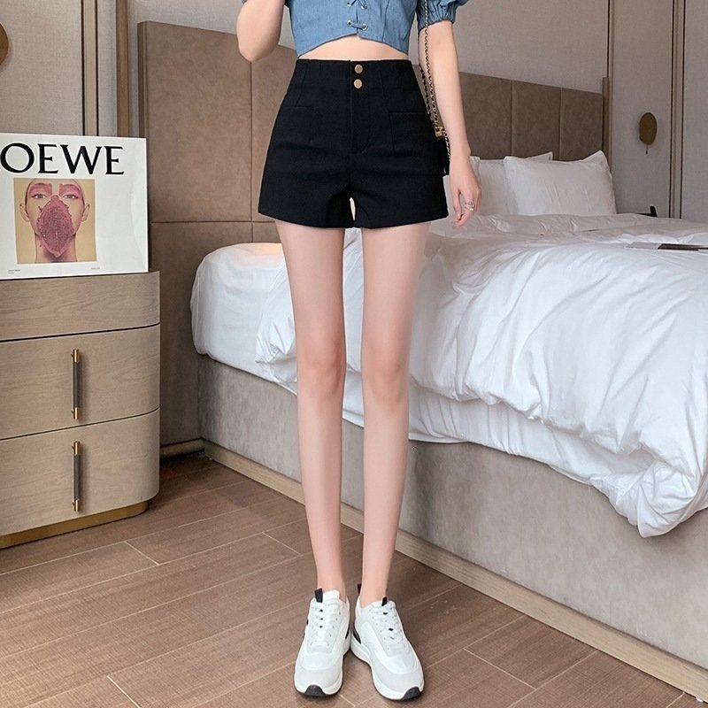 High-waisted Straight-leg Shorts For Women - الصورة 4