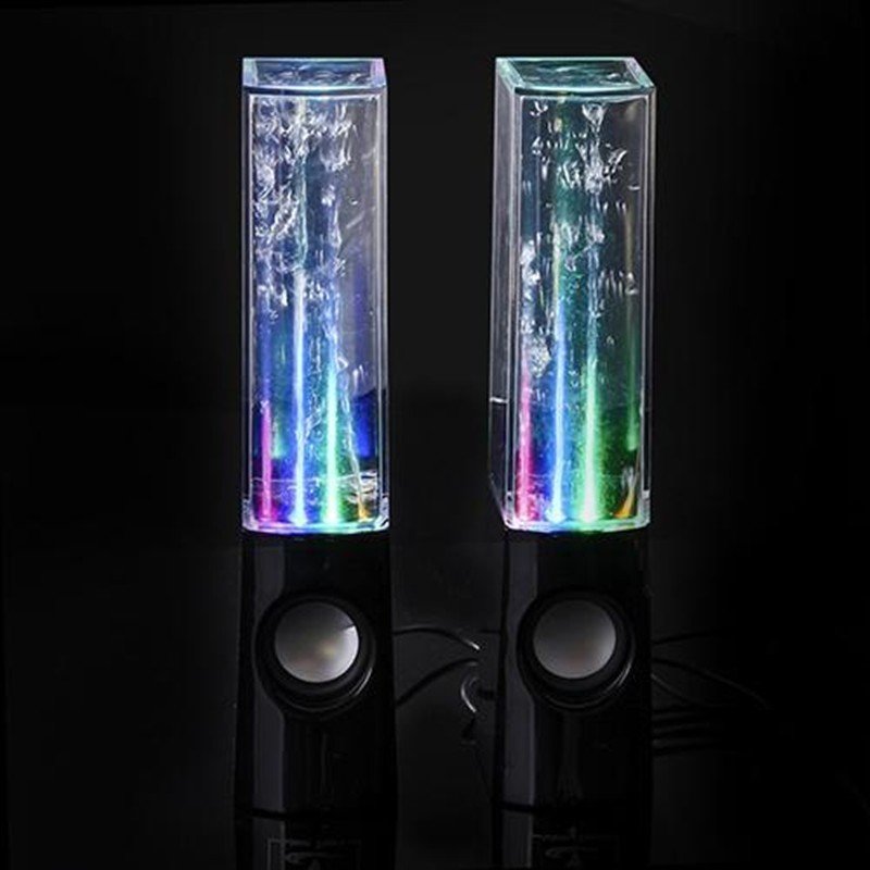 Dancing Water Speaker LED Light Fountain Speaker Family Party - الصورة 4