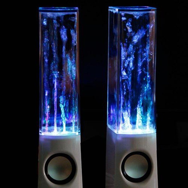 Dancing Water Speaker LED Light Fountain Speaker Family Party - الصورة 5
