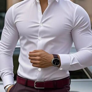 Women's Business Spring Autumn Thin Large-size Shirt