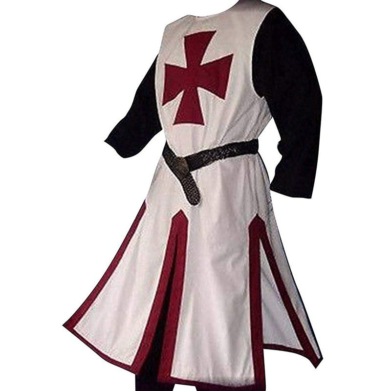 Men's Fashion Slit Panel Tunic Waist Waist Split Splicing Top - الصورة 8