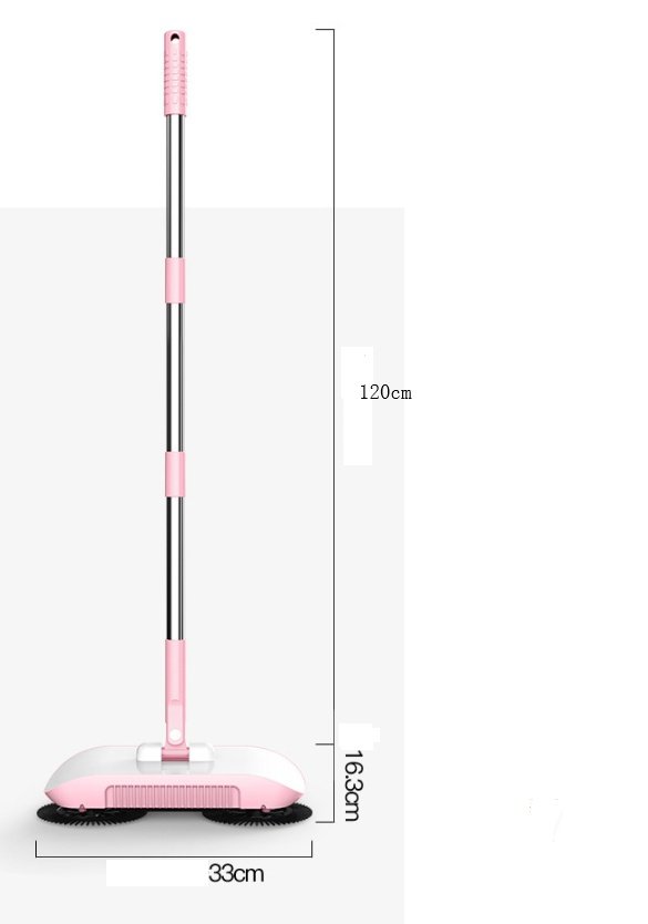 Hand Push Sweeper Household Broom Dustpan Mop Floor All-in-one Machine Gift Mop Sweeper - الصورة 10