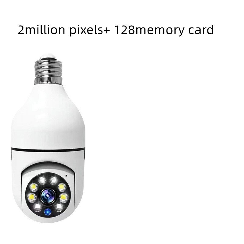 WiFi CAMERA 1080P Bulb 4X Zoom Camera E27 Home 5GWiFi Alarm Monitor - الصورة 2
