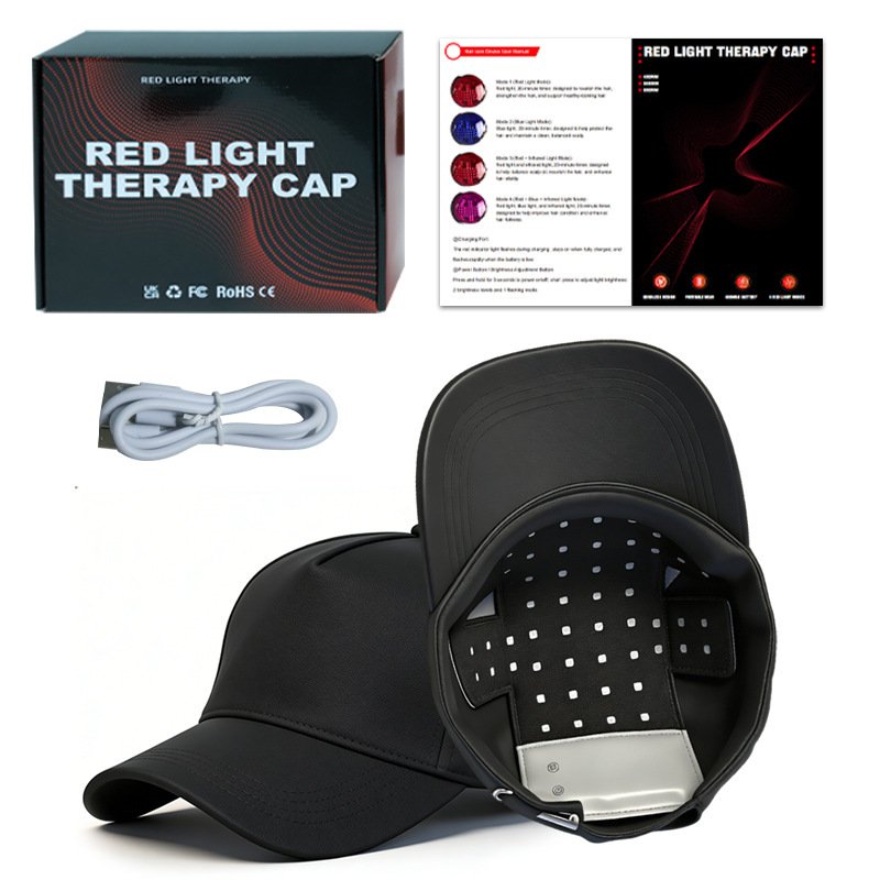 LED Red Light Heating Massage Hair-Boosting Cap - الصورة 4
