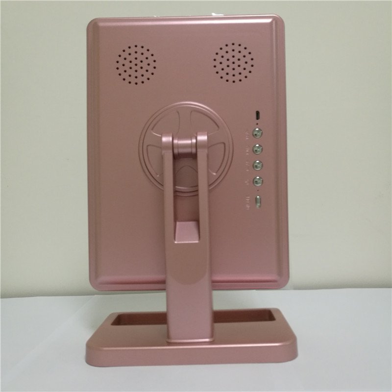 Touch Screen Makeup Mirror With 20 LED Light Bluetooth Music Speaker 10X Magnifying Mirrors Lights - الصورة 3