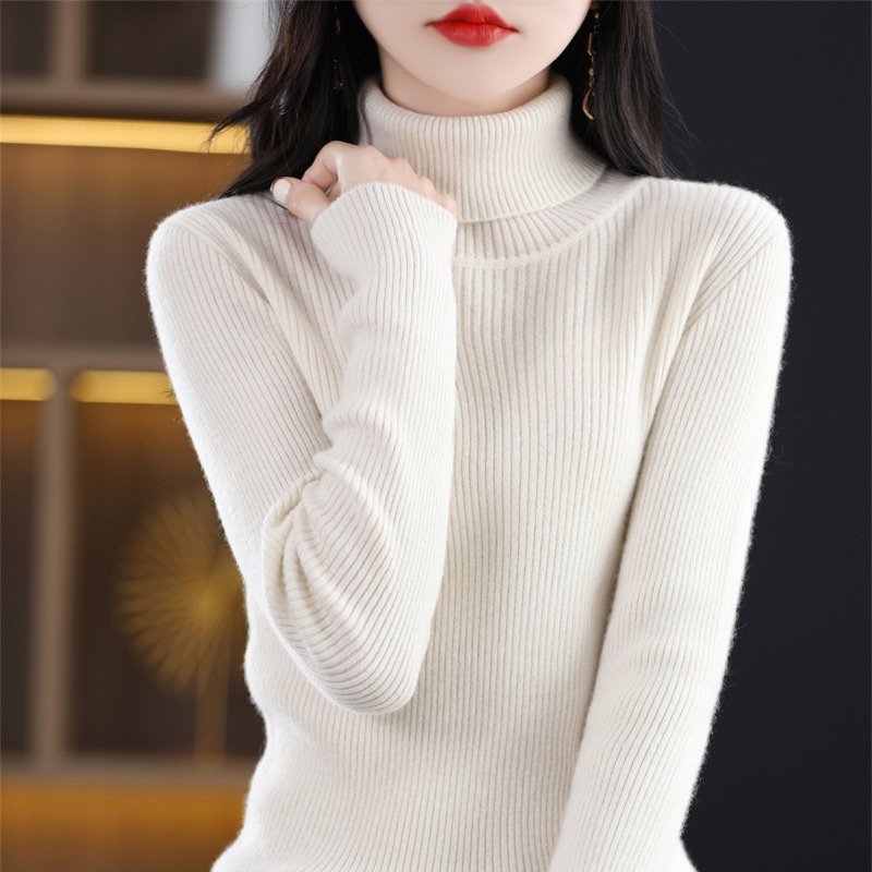 Women's Turtleneck Sweater For Fallwinter - الصورة 4