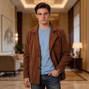 Men's Suit-collar Fashion Business Jacket
