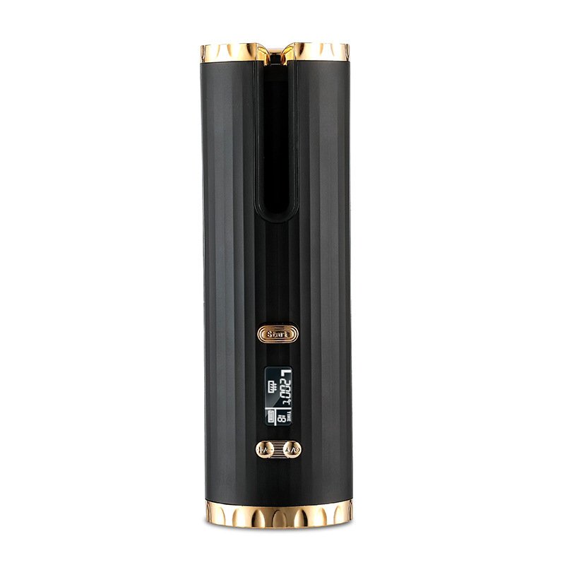 Rechargeable Automatic Hair Curler Women Portable Hair Curling Iron LCD Display Ceramic Curly Rotating Curling Wave Styer - الصورة 3