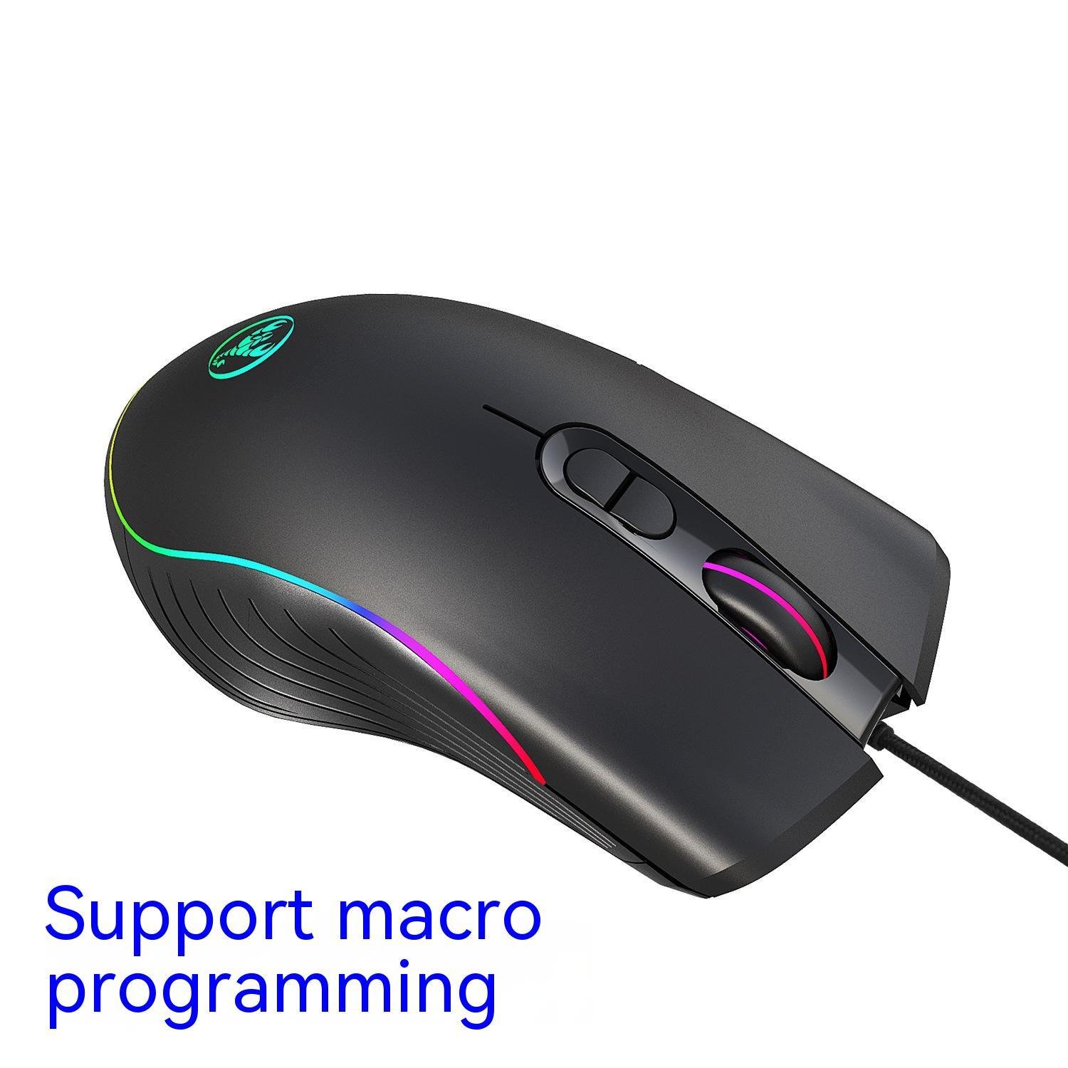 Glowing Gaming Mouse Gaming Wired Mouse - الصورة 3