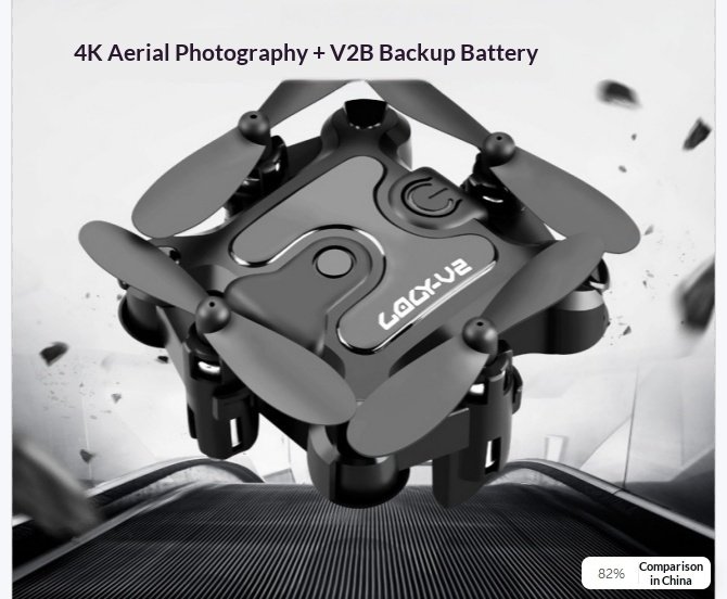 Mini folding drone - الصورة 10