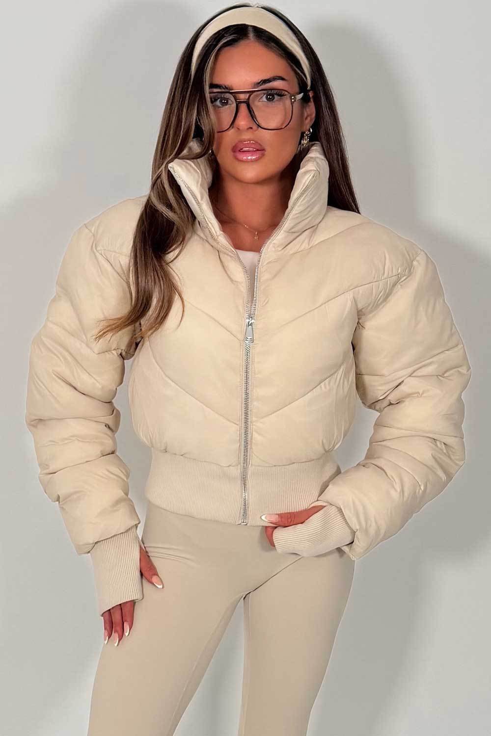 New Autumnwinter Short Stand-collar Puffer Jacket For Women - الصورة 4