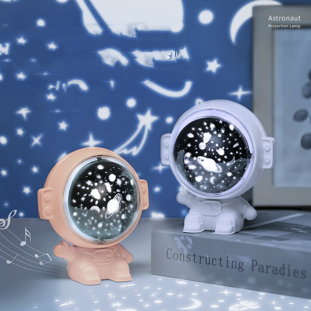 Galaxy Star Projector Starry Sky Night Light Astronaut Lamp Room Decr Gift Child Kids Baby Christmas Spaceman Projection - الصورة 5