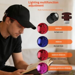 LED Red Light Heating Massage Hair-Boosting Cap