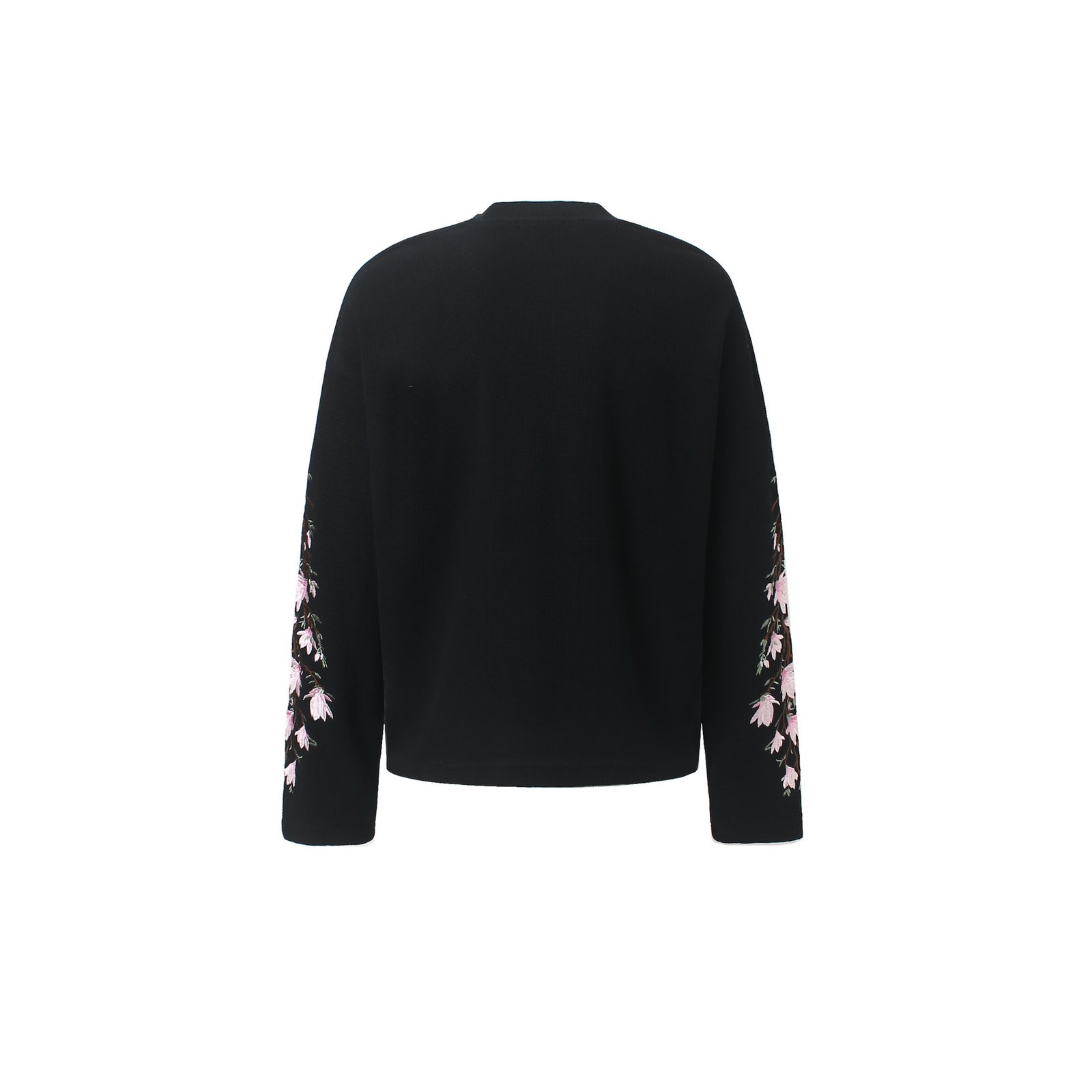 New Chinese-style Casual Floral Embroidered Mens Long-Sleeve T-Shirt - الصورة 4