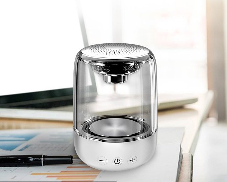 Portable Speakers Bluetooth Column Wireless Bluetooth Speaker Powerful Bass Radio with Variable Color LED Light - الصورة 4