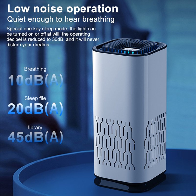 Car Air Purifier Portable Negative Ion Generator Remove Formaldehyde Dust Smoke Air Freshen Washer For Home Car - الصورة 8