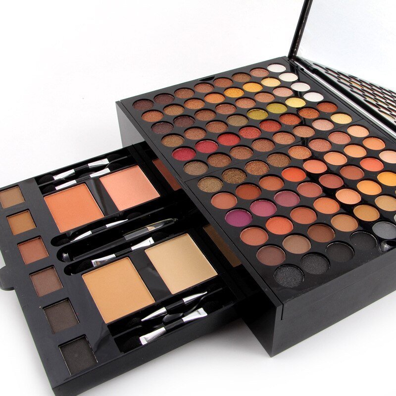 180 Colors Eyes Shadow Blush Set Personalized Piano-shaped Makeup Palette Box - الصورة 6