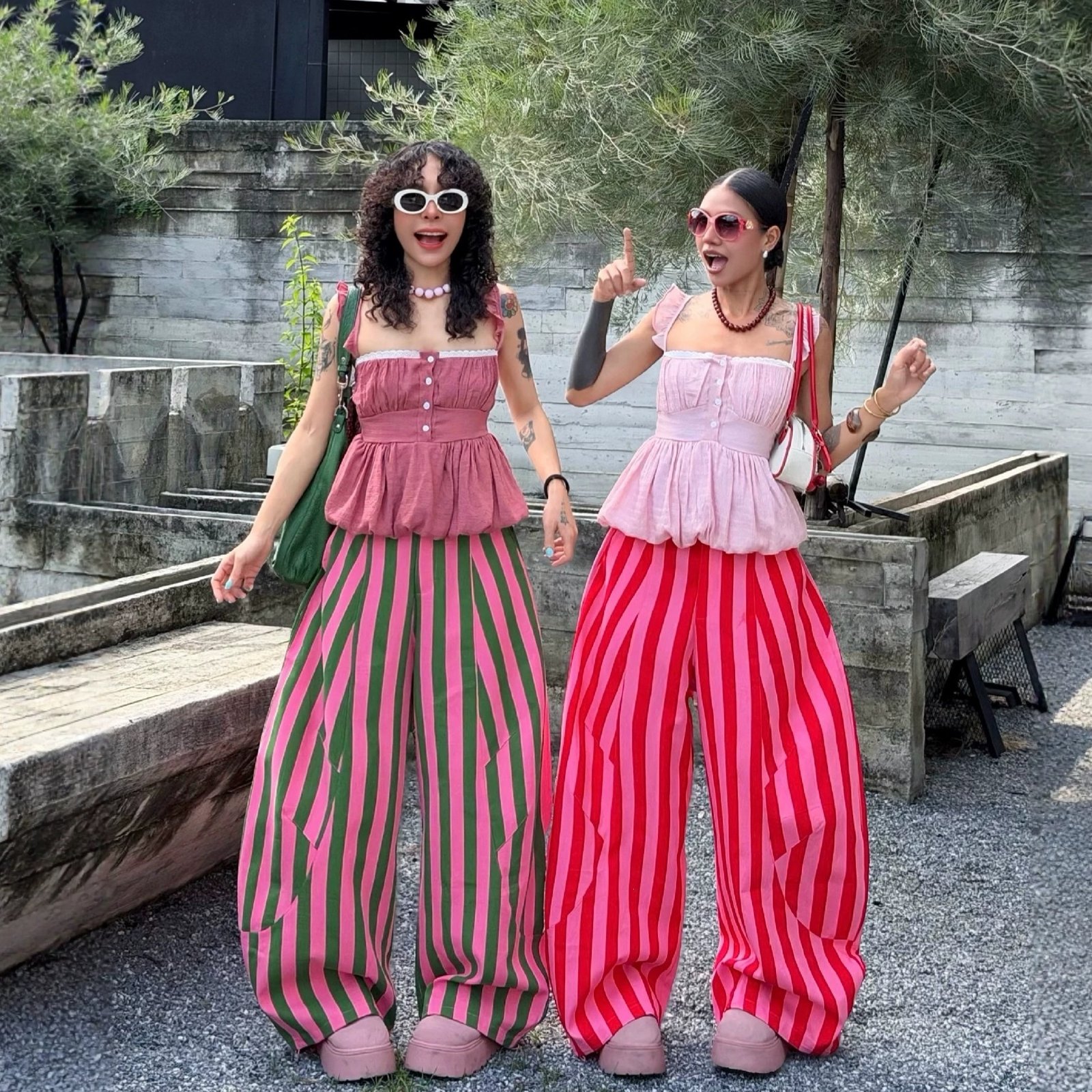Women's Loose-fitting, Fashionable High-waisted Wide-leg Pants - الصورة 9