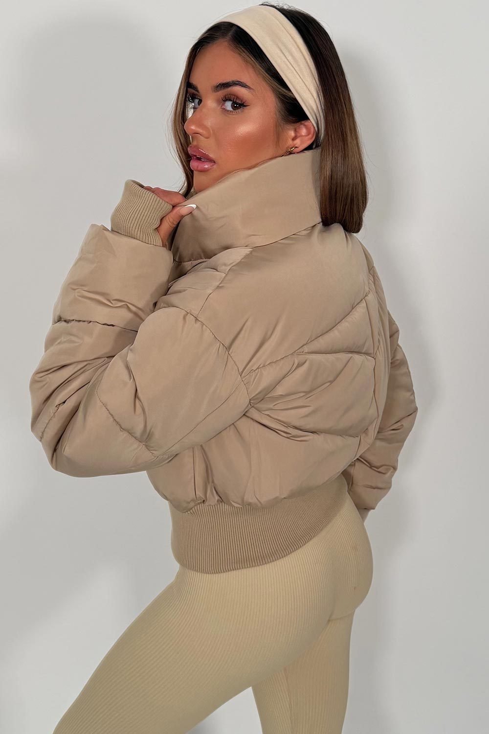 New Autumnwinter Short Stand-collar Puffer Jacket For Women - الصورة 9