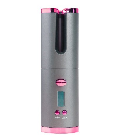 Rechargeable Automatic Hair Curler Women Portable Hair Curling Iron LCD Display Ceramic Curly Rotating Curling Wave Styer - الصورة 2
