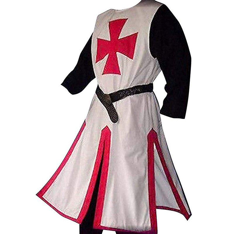 Men's Fashion Slit Panel Tunic Waist Waist Split Splicing Top - الصورة 3