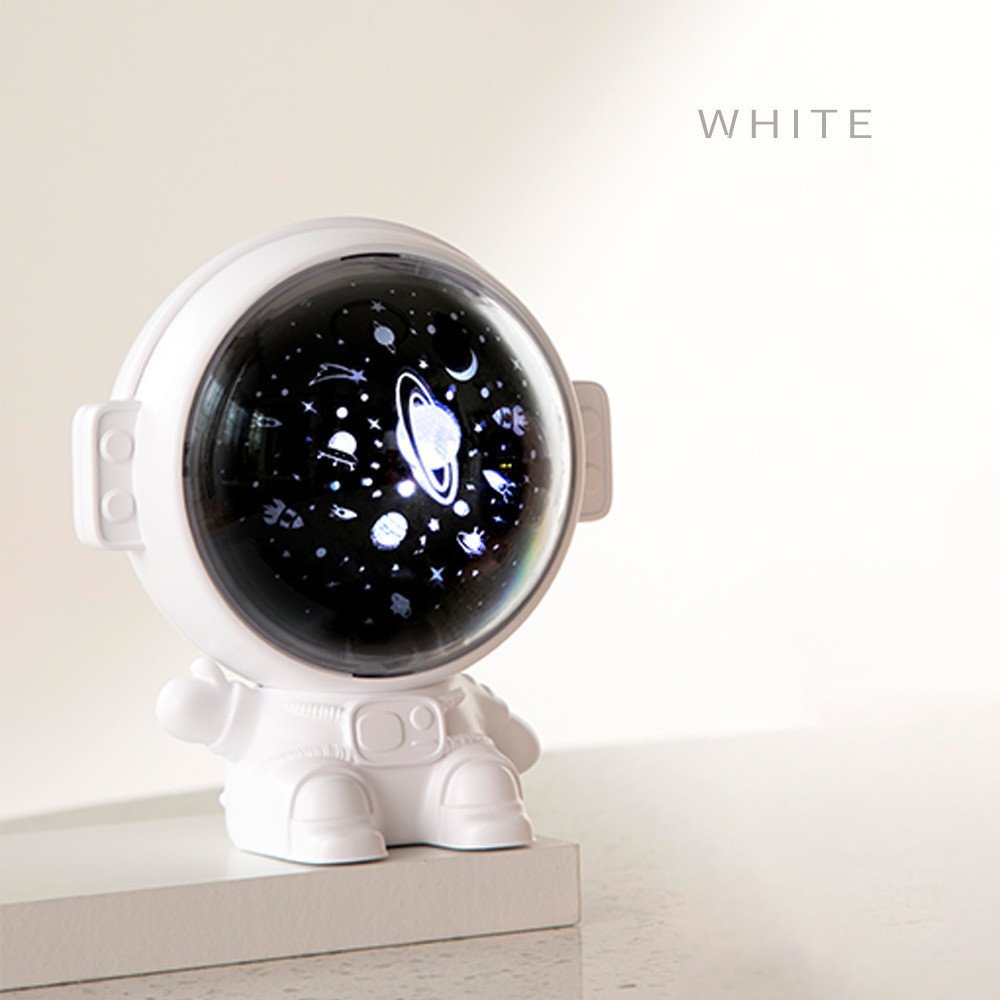 Galaxy Star Projector Starry Sky Night Light Astronaut Lamp Room Decr Gift Child Kids Baby Christmas Spaceman Projection - الصورة 2