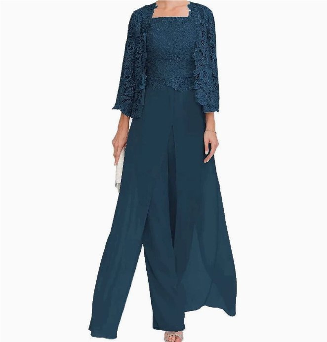 Womens Fashionable Chiffon Lace Cardigan Plus-size Coat-dress Long Skirt - الصورة 2