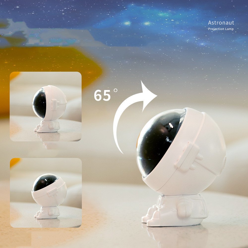 Galaxy Star Projector Starry Sky Night Light Astronaut Lamp Room Decr Gift Child Kids Baby Christmas Spaceman Projection - الصورة 8