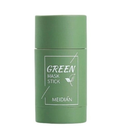 Cleansing Green Tea Mask Clay Stick Oil Control Anti-Acne Whitening Seaweed Mask Skin Care - الصورة 8