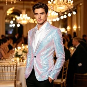 Sparkling Stage Performance Nightclub-style Suit And Gown