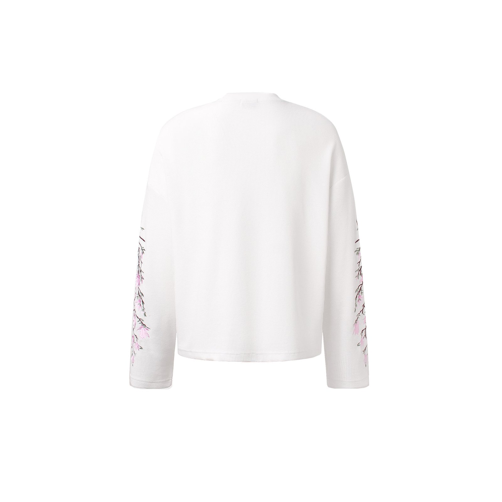 New Chinese-style Casual Floral Embroidered Mens Long-Sleeve T-Shirt - الصورة 2