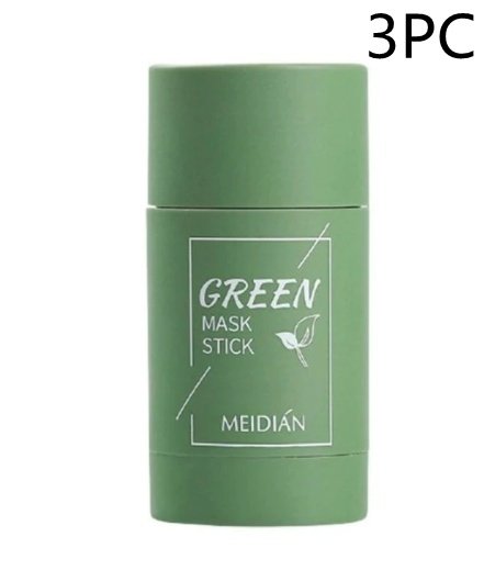Cleansing Green Tea Mask Clay Stick Oil Control Anti-Acne Whitening Seaweed Mask Skin Care - الصورة 6