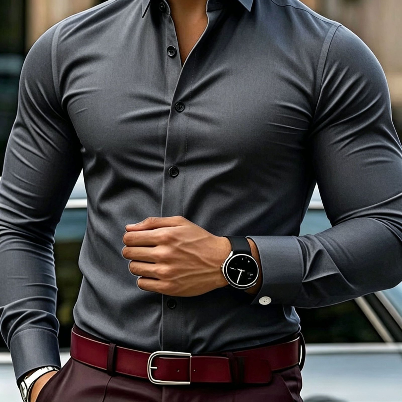 Women's Business Spring Autumn Thin Large-size Shirt - الصورة 10