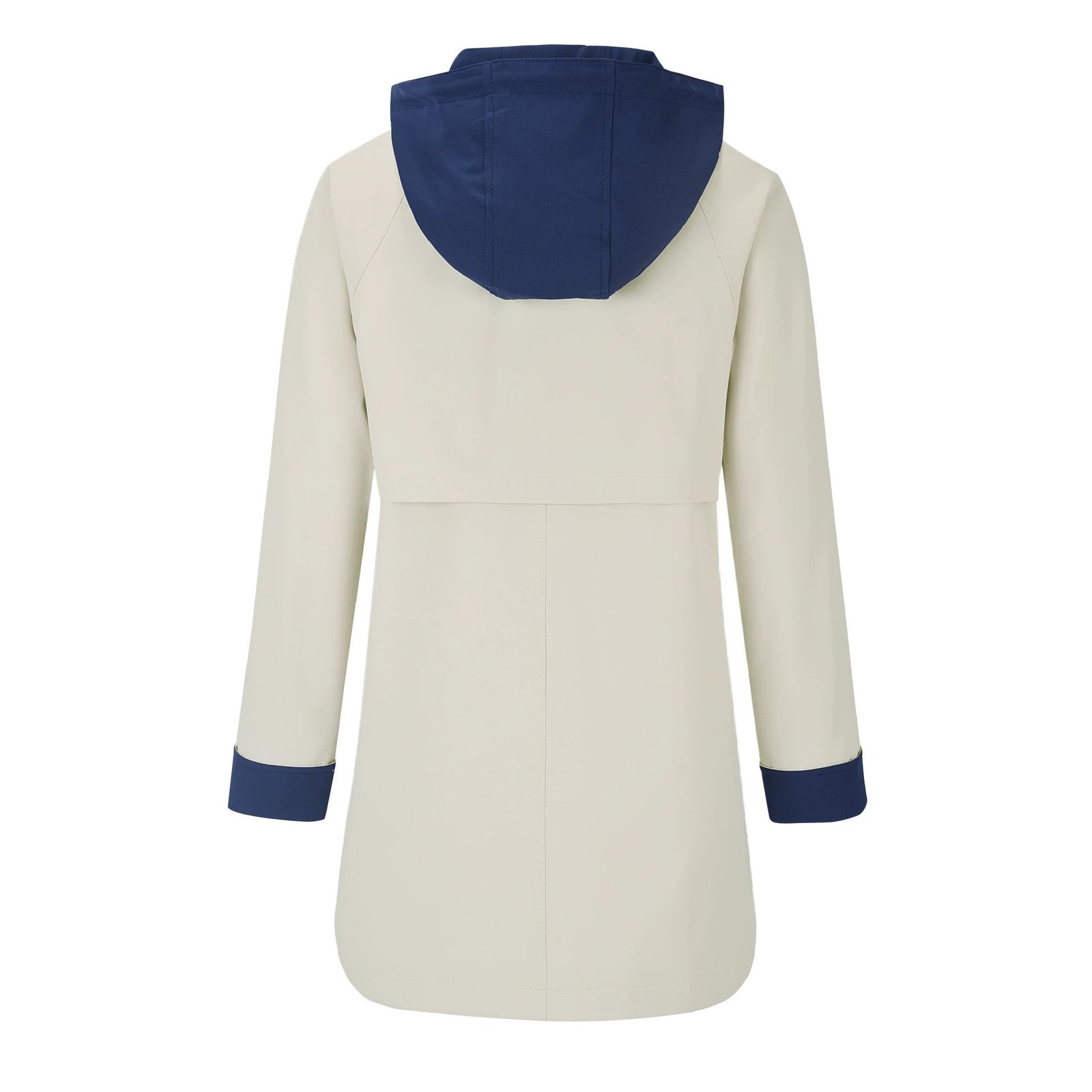 Women's Long Hooded Trench Coat - الصورة 2