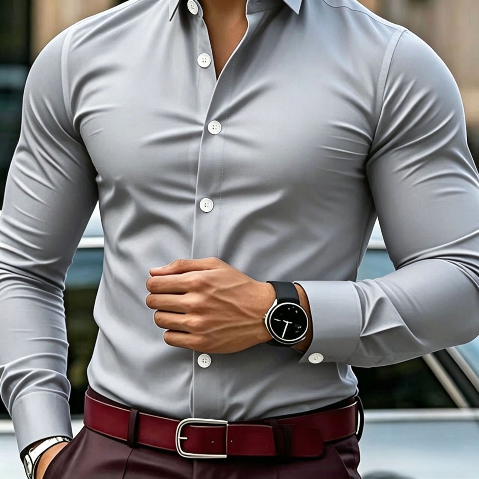 Women's Business Spring Autumn Thin Large-size Shirt - الصورة 7