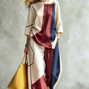 Summer Women's Blouse Set