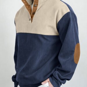 New Autumn Winter Men's Outdoor Jacket Amazon Corduroy Casual Stand Up Collar Long Sleeved Hoodie  In Stock On Amazon