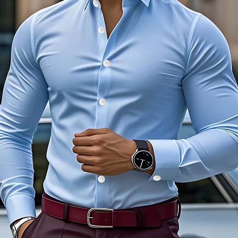 Women's Business Spring Autumn Thin Large-size Shirt - الصورة 2